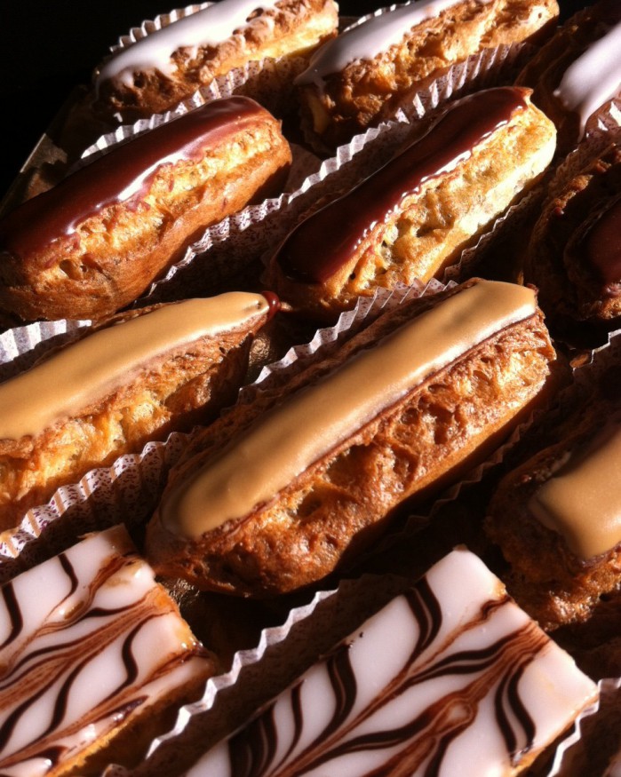 Plateau Assortiment Traditionnel Gâteaux de Soirée eclair,1000F 12 pièces (4 pers)